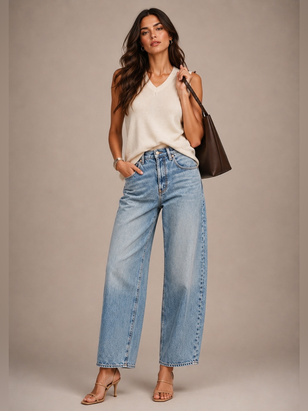 NWT Etica Denim Altin Loose Crop Jeans